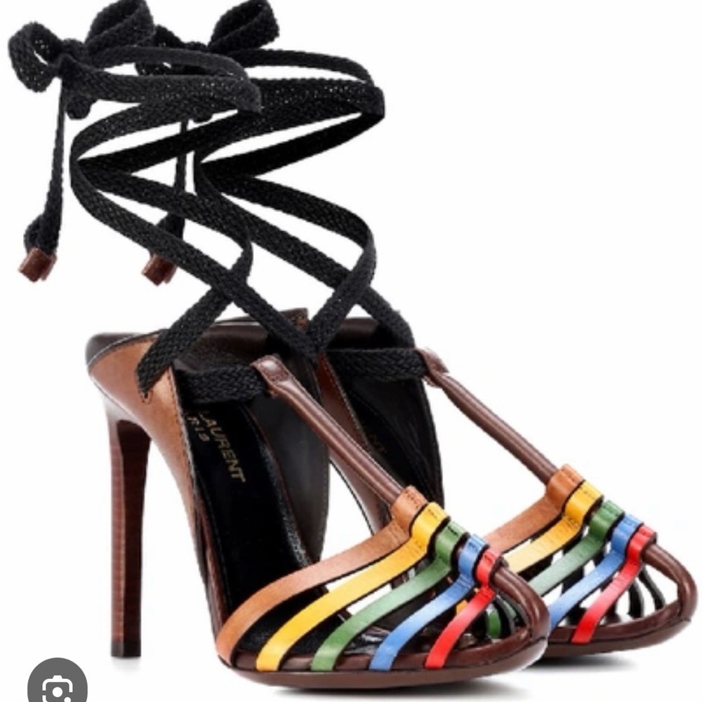 Saint Laurent MAJORELLE 105 LEATHER Heels